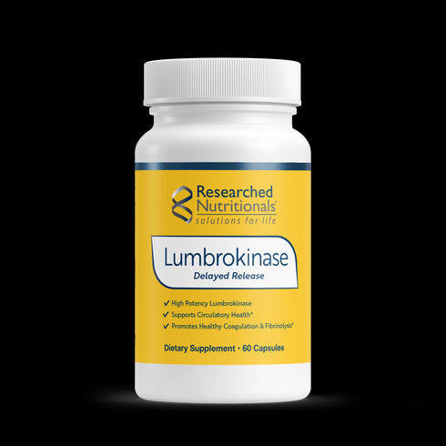 Lumbrokinase 60 Caps-Researched Nutritionals-Matakana Pharmacy