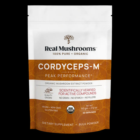 Cordyceps M Powder 60g-Real Mushrooms-Matakana Pharmacy