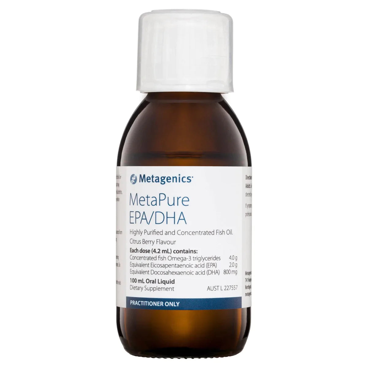 MetaPure EPA/DHA Liquid 100ml – Matakana Pharmacy