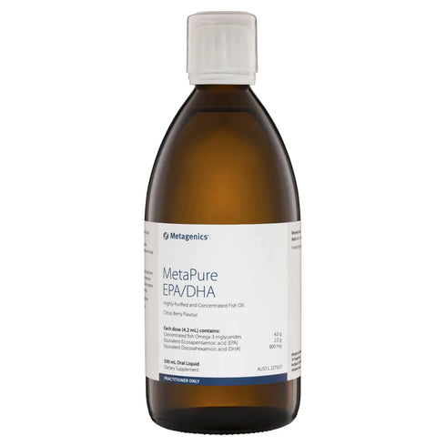 MetaPure EPA/DHA Liquid 500ml-Matakana Pharmacy