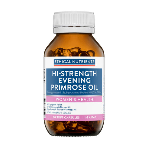 High Strength Evening Primrose Oil 60 Capsules-Matakana Pharmacy