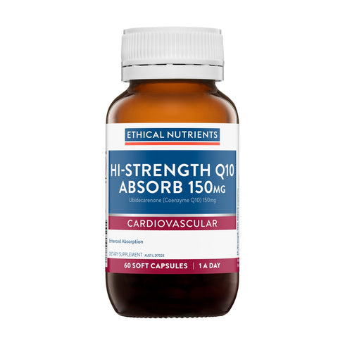 High Strength Q10 Absorb 150mg 60 Capsules-Matakana Pharmacy