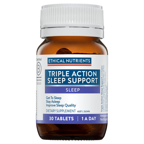 Triple Action Sleep Support 30 Tablets-Matakana Pharmacy