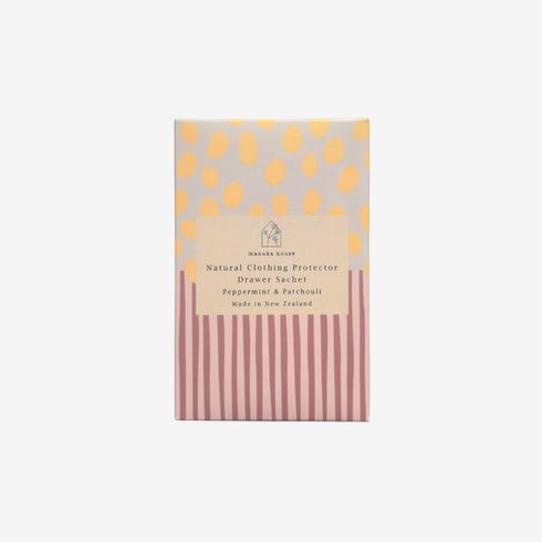 Contemporary Drawer Sachet Peppermint and Patchouli-Manuka House NZ-Matakana Pharmacy