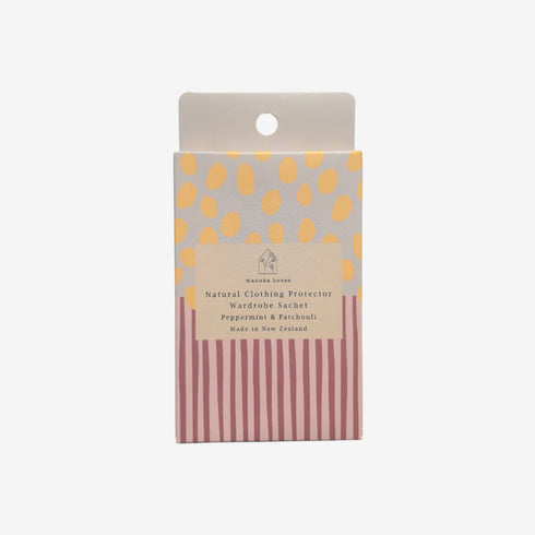 Contemporary Wardrobe Sachet Peppermint and Patchouli-Manuka House NZ-Matakana Pharmacy