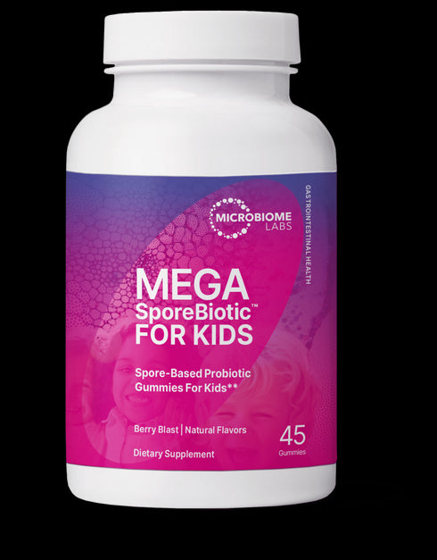 MegaSporeBiotic Kids Berry Blast 45 gummies-Matakana Pharmacy