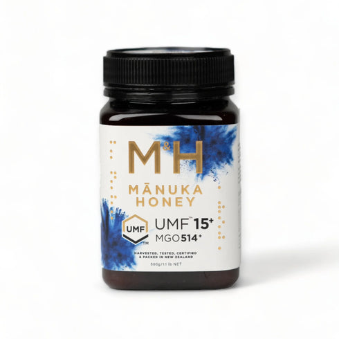 M&H UMF 15+ Manuka Honey 500g-M&H Manuka Honey-Matakana Pharmacy