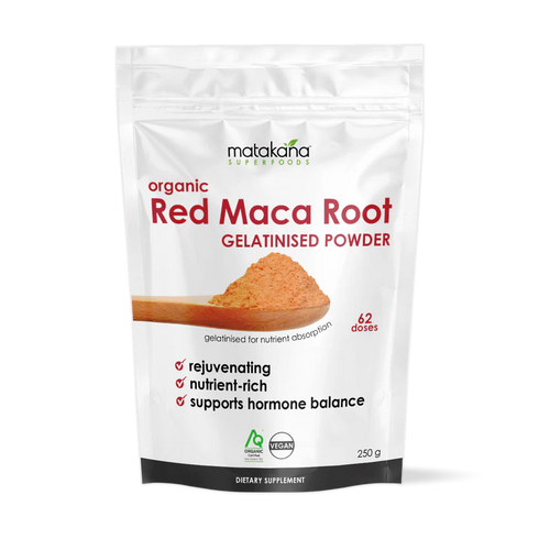Image of Red Maca Root Organic Gelatinised Powder 250g