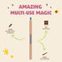 Magic 3-in-1 Beeswax Pencils Jumbo Triangles 10 Pack-Honey Sticks-Matakana Pharmacy