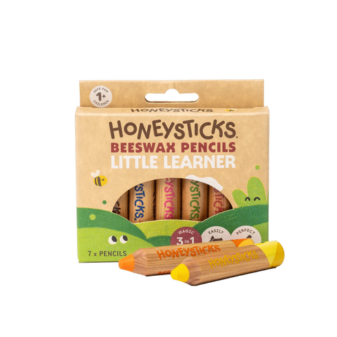 Magic 3-in-1 Beeswax Pencils Little Learners 7 Pack-Honey Sticks-Matakana Pharmacy
