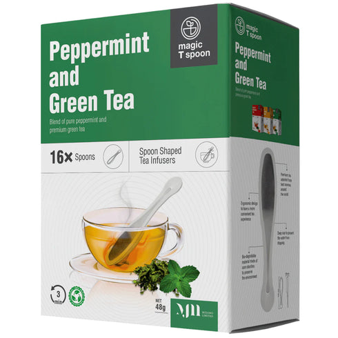 MagicT Spoon Peppermint Green Tea 16s-Magic T-Matakana Pharmacy