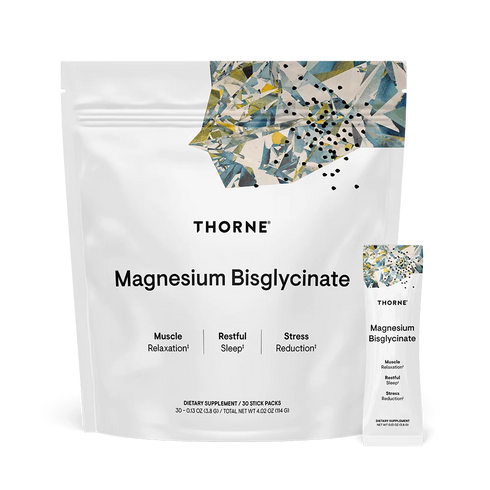 Magnesium Bisglycinate Travel Pack 30 Sticks | THORNE-Thorne-Matakana Pharmacy