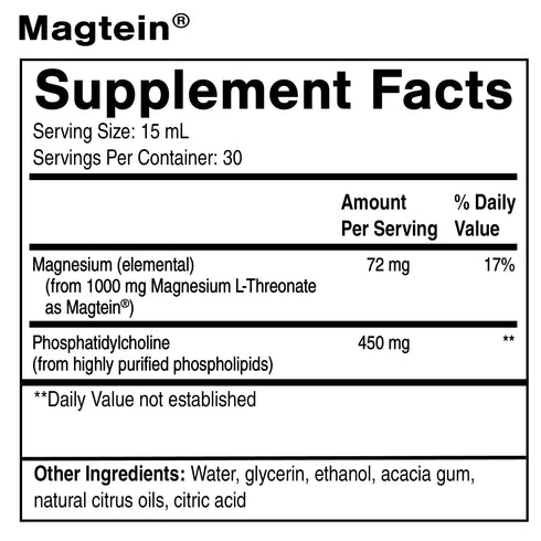 Liposomal Magtein 450ml-Quicksilver Scientific-Matakana Pharmacy