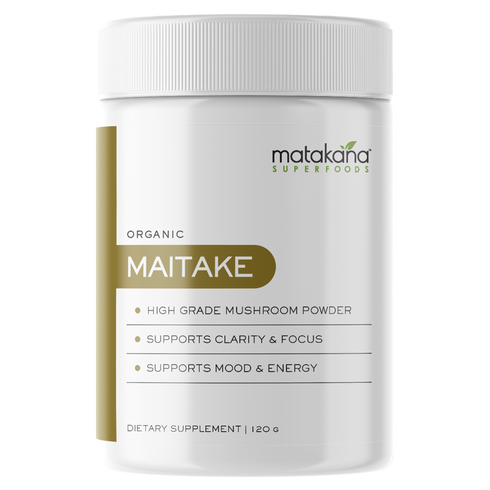 Maitake Mushroom Extract Organic Powder 120g-Matakana Superfoods-Matakana Pharmacy
