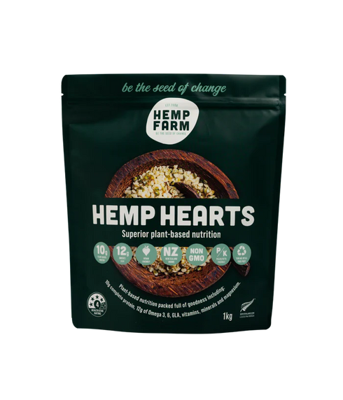 Hemp Hearts 1kg-Hemp Farm-Matakana Pharmacy