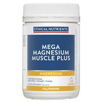 Mega Magnesium Muscle Plus Tangerine 135g Powder-Matakana Pharmacy