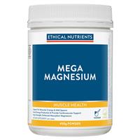 Mega Magnesium Citrus 450g Powder-Matakana Pharmacy