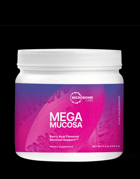 MegaMucosa Powder Berry Acai 145g-Microbiome Labs-Matakana Pharmacy