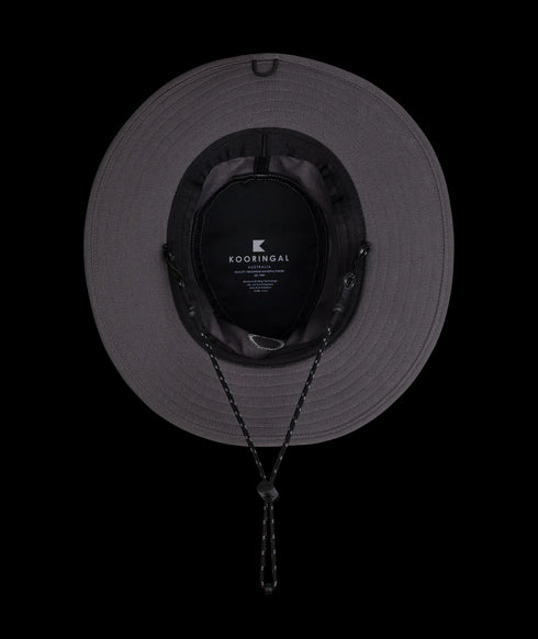 Image of the underside of the Men Mid Brim Hat SurfSide Slate M/L