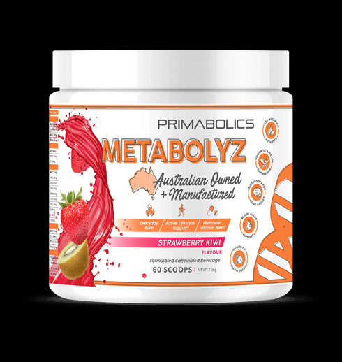 Metabolyz Fat Burner Strawberry Kiwi Powder-Primabolics-Matakana Pharmacy