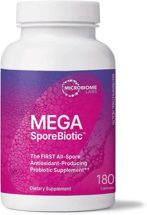 MegaSporeBiotic 180caps-Microbiome Labs-Matakana Pharmacy