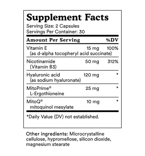 Derma Elite 60 Capsules-MitoQ-Matakana Pharmacy