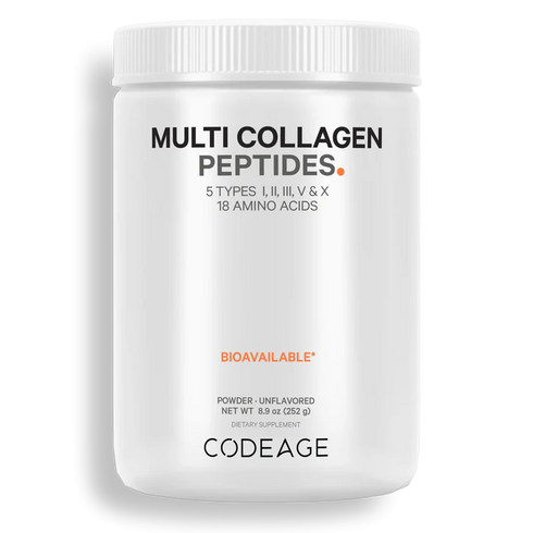 Multi Collagen Peptides Powder 252g-CODEAGE-Matakana Pharmacy