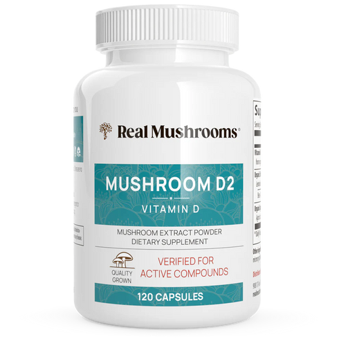 Mushroom D2 120 Capsules-Real Mushrooms-Matakana Pharmacy