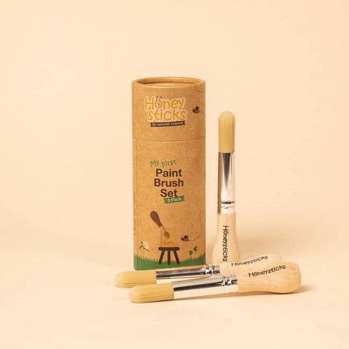 My First Paintbrush Set-Honey Sticks-Matakana Pharmacy