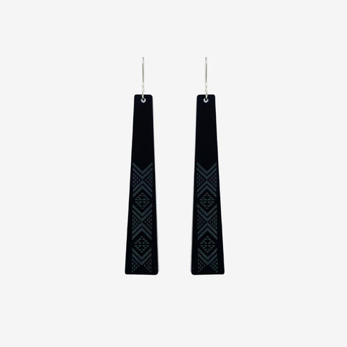 Earrings Taniko I Black-Nichola-Matakana Pharmacy
