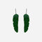 Earrings Te Raukura Green Clear Large-Nichola-Matakana Pharmacy