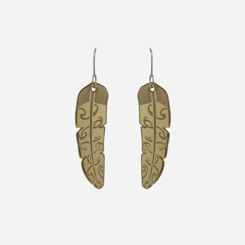 Earrings Te Raukura Mirror Large-Nichola-Matakana Pharmacy
