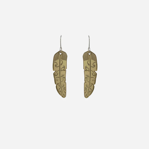 Earrings - Te Raukura Mirror Small-Nichola-Matakana Pharmacy