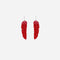Earrings Te Raukura Red Clear Small-Nichola-Matakana Pharmacy