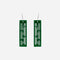 Earrings - Whakarare Green Solid Large-Nichola-Matakana Pharmacy