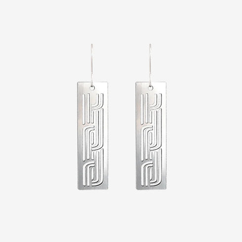 Earrings Whakarare Silver Large-Nichola-Matakana Pharmacy