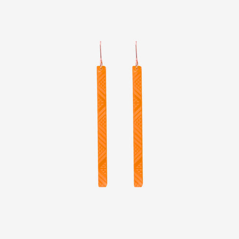 Earrings Taniko II Orange Clear-Nichola-Matakana Pharmacy