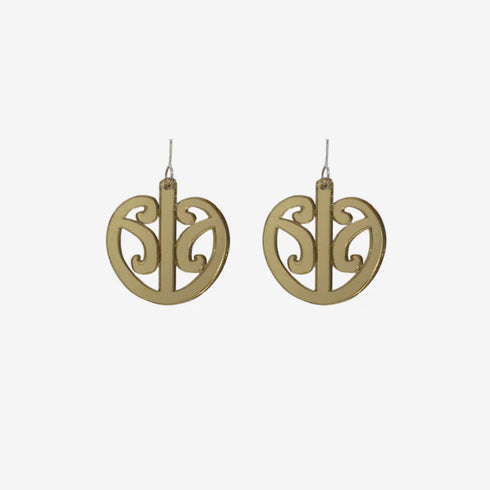 Earrings Mangopare Mirror Small-Nichola-Matakana Pharmacy
