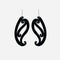 Earrings - Tupua?rangi Ngutu Ka?ka? Black-Nichola-Matakana Pharmacy