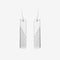 Earrings - Poutama Clear Large-Nichola-Matakana Pharmacy
