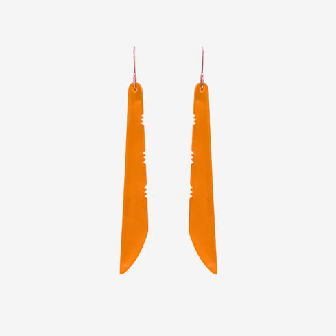 Earrings - Toki Orange Clear-Nichola-Matakana Pharmacy