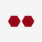 Earrings - Poutama I Red Clear-Nichola-Matakana Pharmacy