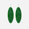 Earrings - Ko?whaiwhai Green Clear-Nichola-Matakana Pharmacy