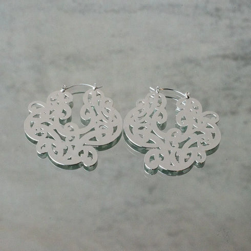 Earrings - Nga? Uara - Auahatanga Silver-Nichola-Matakana Pharmacy