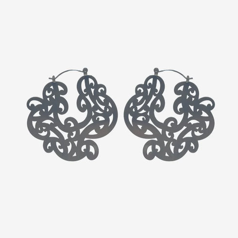 Earrings - Nga? Uara - Auahatanga Silver-Nichola-Matakana Pharmacy