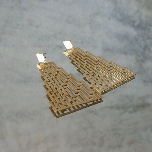 Earrings - Nga? Uara - Rawe Gold-Nichola-Matakana Pharmacy