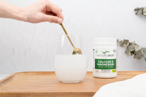 Calcium & Magnesium plus K2 & D3 (Lemon-Lime) 150g powder-Matakana Pharmacy