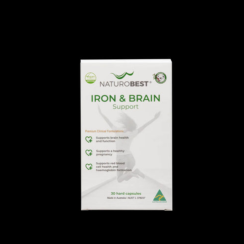 image of the box of NATUROBEST Iron & Brain Support 30caps