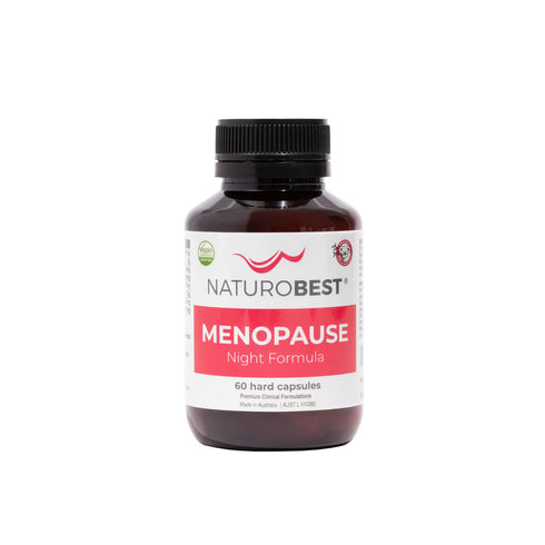 image of bottle of NATUROBEST Menopause Night Formula 60caps