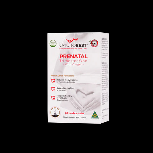 Prenatal Trimester 1 with Ginger 60caps-Matakana Pharmacy